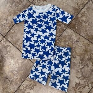 Hanna Andersson Organic Cotton Blue Star Short Pajamas